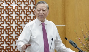 Tổng Bí thư Tô Lâm thăm và chúc Tết tại Tây Ninh