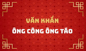Văn khấn cúng ông Công ông Táo 23 tháng Chạp chuẩn phong tục
