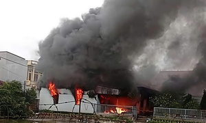 Cháy lớn tại nhà tình thương nuôi trẻ khuyết tật ở Bắc Ninh