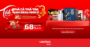 Viettel Store ưu đãi lớn dịp Valentine và Tết nguyên đán 2026