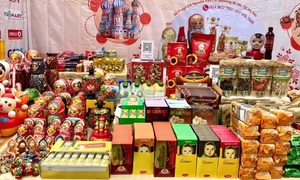 Doanh nghiệp quốc tế tích cực chào bán hàng cho người Việt tại Hội chợ Mùa Xuân