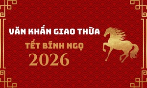 Bài văn khấn giao thừa​ Tết Bính Ngọ trong nhà và ngoài trời