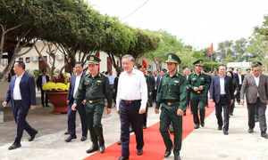 Tổng Bí thư Tô Lâm dự lễ khởi công trường Liên cấp tại xã Ea Rốk, Đắk Lắk