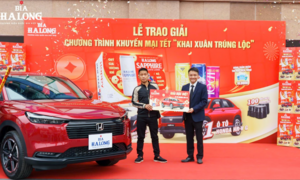Bia Hạ Long tìm ra chủ nhân ô tô Honda HR-V G