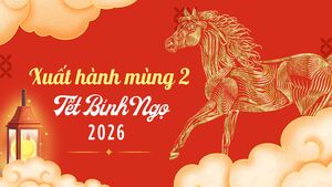 Hướng tốt, giờ đẹp xuất hành ngày mùng 2 Tết Bính Ngọ 2026