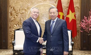 Tổng Bí thư Tô Lâm tiếp Trợ lý Ngoại trưởng Hoa Kỳ Michael DeSombre