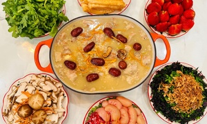 Món lẩu cháo bánh chưng ngon 'đỉnh nóc' giúp 'giải cứu' bánh chưng sau Tết
