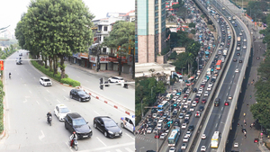 Cửa ngõ Hà Nội ùn ứ, nội đô thông thoáng sáng 27 Tết