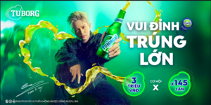 Người dùng Tuborg 'đua nhau' trúng lớn giữa cuộc vui, rinh về 435 triệu đồng