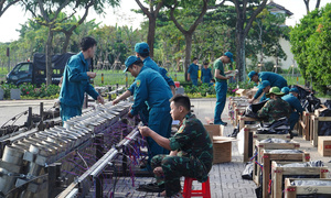 Cận cảnh trận địa pháo hoa ở TP.HCM sẵn sàng khai hỏa đón giao thừa