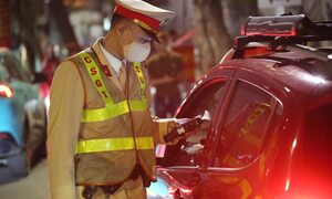 Hơn 1.600 tài xế vi phạm nồng độ cồn bị xử phạt trong tối mùng 1 Tết