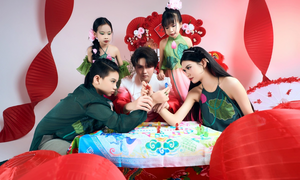 Tái hiện trò chơi dân gian ngày Tết qua loạt ảnh thời trang