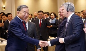 Tổng Bí thư Tô Lâm chứng kiến lễ ký và trao các hợp đồng, thỏa thuận hợp tác của Việt Nam và Mỹ