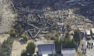 Cháy lớn tại đền thờ ở Nhật Bản, 5 người thiệt mạng