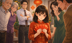 Con chán ngấy câu hỏi 'được bao nhiêu?' của mẹ mỗi lần bóc phong bao lì xì