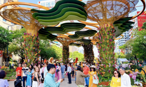 Đường hoa Nguyễn Huệ đón 1,8 triệu khách, TP.HCM giữ đại cảnh ngựa đến tháng 3