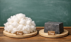 Đố toán 'hack não': 1 kg bông và 1 kg sắt, cái nào nặng hơn? 