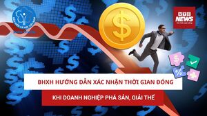 Hướng dẫn xác nhận thời gian đóng BHXH khi doanh nghiệp phá sản, giải thể