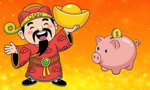 Ngày vía thần Tài nên bỏ heo bao nhiêu tiền?