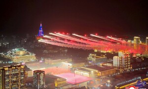 Hình ảnh duyệt binh hoành tráng hiếm thấy của quân đội Triều Tiên