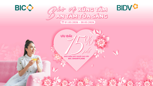 BIC ưu đãi 15% phí bảo hiểm sức khoẻ cao cấp mừng Ngày Quốc tế Phụ nữ