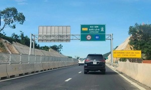 Điều chỉnh tốc độ một số đoạn tuyến cao tốc Pháp Vân về Nghi Sơn