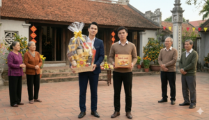 Của ít làm gì có lòng nhiều, Tết về quê con cháu nào biếu quà to mới được quý