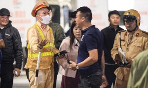 Tài xế ô tô gây tai nạn liên hoàn ở Hà Nội vi phạm nồng độ cồn