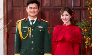 Ca sĩ Hòa Minzy công khai bạn trai là quân nhân?