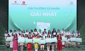 Lộ diện quán quân giải thưởng 2,5 tỷ đồng của cuộc thi 'Gửi tương lai Xanh 2050'