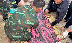 Bé gái tắm biển bị sóng cuốn tại Khánh Hoà: Đã tìm thấy thi thể