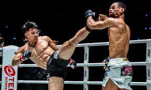 Võ sĩ muay Thái chỉ dùng 2 đòn khiến đối thủ người Pháp ngã gục