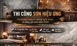Thi công sơn hiệu ứng trọn gói chi tiết báo giá và quy trình chuẩn