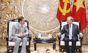 Tổng Bí thư Tô Lâm tiếp Chủ tịch kiêm Tổng Giám đốc điều hành GE Vernova