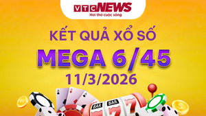 Vietlott 11/3 - Kết quả xổ số Vietlott hôm nay 11/3/2026 - Xổ số Mega 6/45