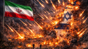 Tên lửa Iran tách loạt đầu đạn giữa không trung, tung 'mưa hỏa lực' xuống Israel