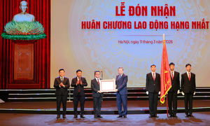 Báo Nhân Dân kỷ niệm 75 năm Ngày ra số đầu và đón nhận Huân chương Lao động hạng Nhất