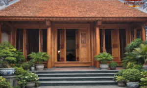 Thiết kế thi công nhà gỗ 3 gian, 5 gian truyền thống: Báo giá & quy trình chuẩn