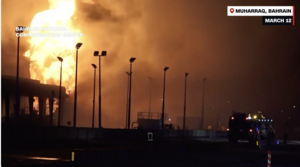 Kho nhiên liệu ở Bahrain như thành 'hoả ngục' sau đòn tập kích của Iran