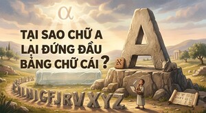 Tại sao chữ A lại đứng đầu bảng chữ cái?
