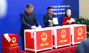 Trực tiếp: Cử tri đi bầu cử ĐBQH khóa XVI và HĐND các cấp nhiệm kỳ 2026-2031