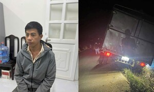 Bắt giữ tài xế 'ngáo đá' lái xe quá tải gây tai nạn chết người