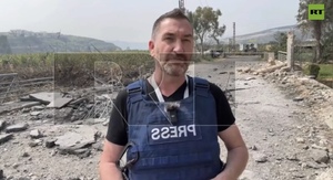 Video: Israel phóng tên lửa tập kích, hai nhà báo Nga thoát chết trong gang tấc