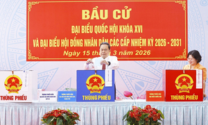 Chiều nay công bố danh sách trúng cử đại biểu Quốc hội khóa XVI