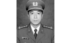 Truy thăng cấp bậc hàm Thiếu tá với Đại úy công an hy sinh khi truy bắt cát tặc