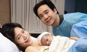 JustaTee khoe ảnh đón con thứ ba, hé lộ khoảnh khắc xúc động