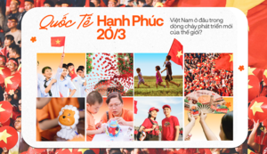 Việt Nam trong dòng chảy phát triển vì hạnh phúc