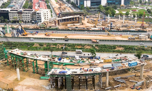 Diện mạo nút giao hiện đại bậc nhất phía Tây Hà Nội sau gần 1 năm thi công