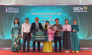 Khách hàng may mắn 'đón lộc' hơn 686 triệu đồng từ BIDV