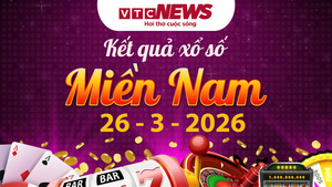 XSMN 26/3 - Trực tiếp kết quả xổ số miền Nam hôm nay 26/3/2026
